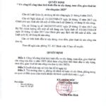 Về việc công bố công khai tình hình đầu tư xây dựng, mua sắm, giao thuê tài sản công năm 2023